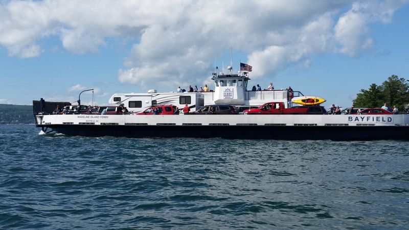 Ferry Ride to Madeline Island